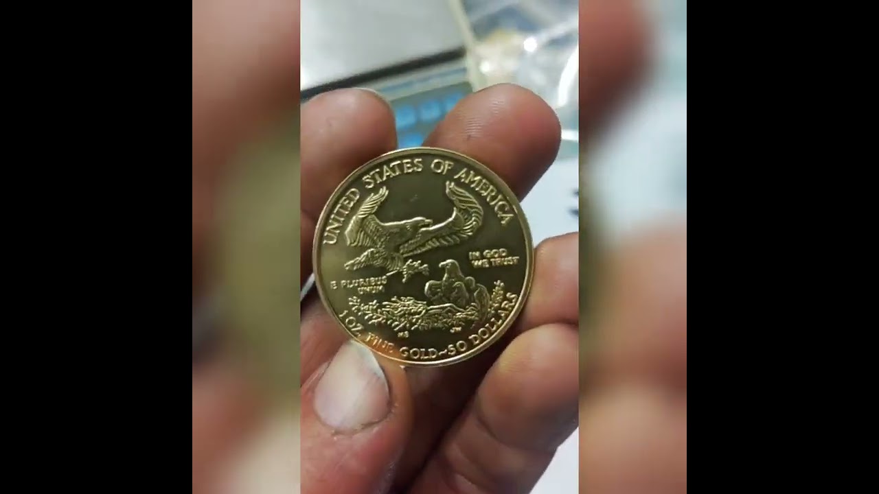 Coin Ping Test - 24k American Gold Buffalo vs 22k Gold Eagle 