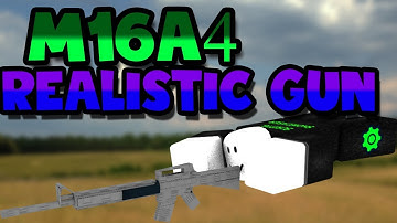 Roblox Script Showcase Episode#785/M16A4 Realistic Gun