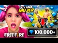 ME DIFRAZO DE MUJER PARA CONSEGUIR DIAMANTES EN FREE FIRE😱💎SOY LUPITA😳!