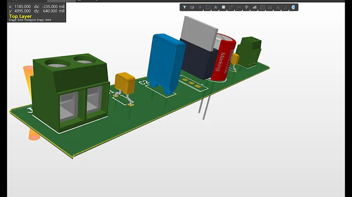 Building a 5v Voltage Regulator using Altium Designer (timelapse)