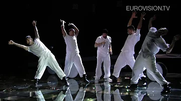 Giorgos Alkaios & Friends' first rehearsal (impression) at the 2010 Eurovision Song Contest
