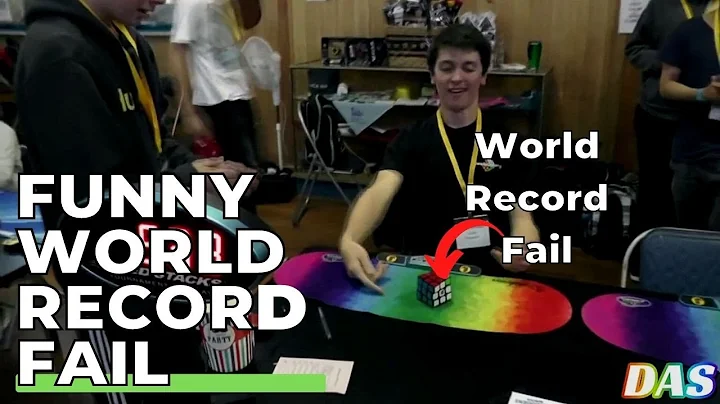 Rubik's Cube World Record Fail | Funny World Record Fail
