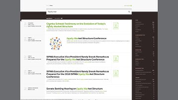 sifma.org Search Demo