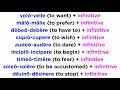Complementary Infinitives in Latin