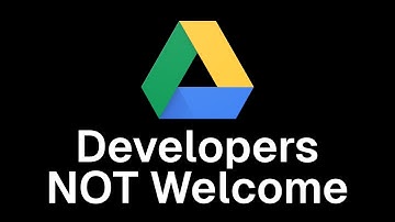 Google Drive hates developers now