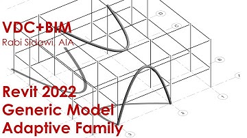 Revit 2022 Generic Model Adaptive Family 4K