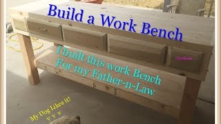 This video I show as much as I can of how I built this work bench for my father-n-law. I had to have it done in 2 day during Easter 