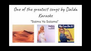 Salma Ya Salama - Dalida | Key: C#m | Karaoke/ Instrumental Version