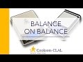Balance on balance  par cooksonclal