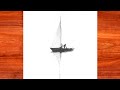 How to Draw a Fishing Boat | Scenery #04 | Pencil Drawing