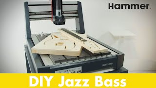 DIY HighEnd JazzBassGuitar produced with the CNC machine HNC 47.82 from Hammer® | Felder Group