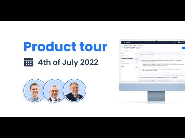Valcori product tour : a new way of tendering (Dutch)