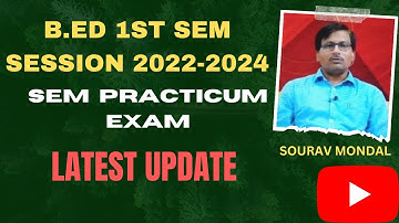 WBUTTEPA B.ED 1ST SEM EXTERNAL PRACTICUM EXAM || LATEST UPDATE #bedexam