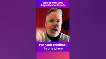 Working with Subject Matter Experts: Tips for Instructional Designers ✍️✨