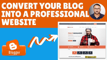 Convert Your Blog Into A Professional Website | With Blog Pro 2.0 Blogger Template