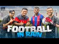 Football in rain  neyon  on