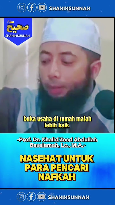 🔴 NASEHAT UNTUK PARA PENCARI NAFKAH - USTADZ KHALID BASALAMAH #shorts #kajian #sunnah #shahihsunnah