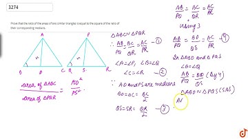 Prove that the ratio of the areas of two similar triangles is equal to the square of the ratio o...