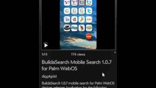 BuildaSearch App Cat 1.0.3 Palm WebOS Application screenshot 5