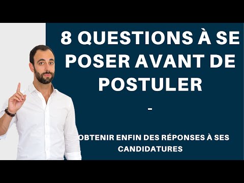 Vidéo: Quelles Questions Poser à Un Employeur Pour Postuler à Un Emploi