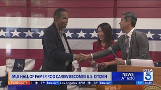 MLB Hall-of-Famer Rod Carew becomes U.S. citizen