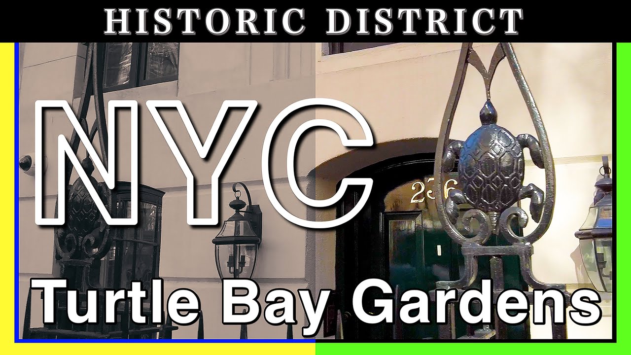 New York【Turtle Bay Gardens Historic District】2021 Walking Tour, Travel Guide【4K】