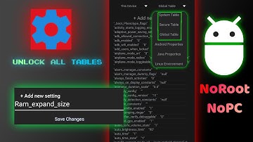 How to Activate Global Table SetEdit without root No pc