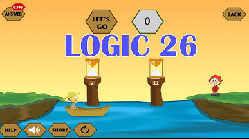 River Crossing IQ Game - Logic 26