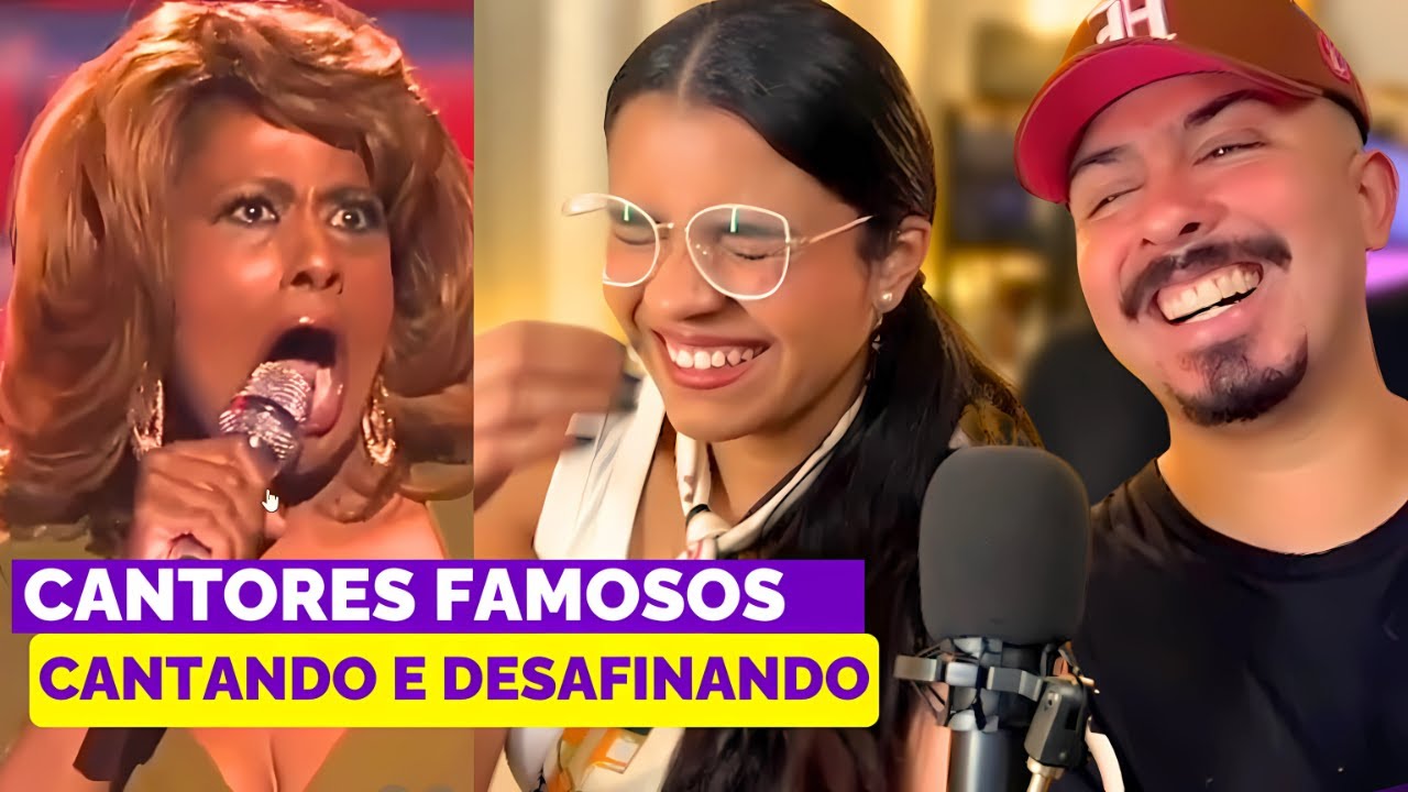 REAGINDO A CANTORES DESAFINANDO MUITO