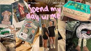 spend a normal day with me 🤸🏼‍♀️ - book chats & updates, hauls, gym, + more !!