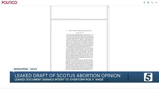 Full Report: Draft opinion suggests high court could overturn Roe News