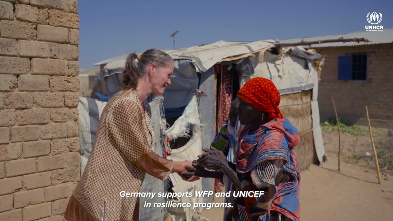 German Ambassador Annett Günther visit to UNHCR Nigeria project sites in Banki, Borno State 🇳🇬