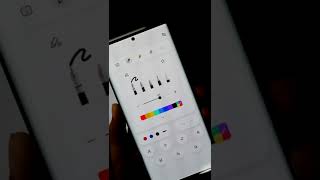 Samsung Notes: Use Note devices as a toolbar & Tab as a canvas  #shorts #SamsungTab #flagshipphone screenshot 3