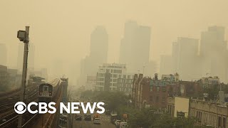 Awful air quality continues across Northeast U.S. due to Canadian wildfires