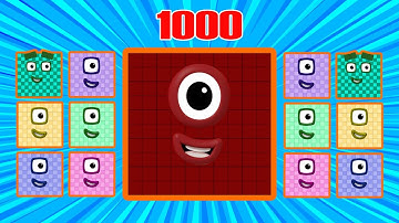 Looking for Numberblocks Puzzle Tetris NEW 1000 Space ASMR - Numberblocks Satisfying Video #3