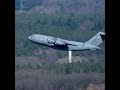 C-17 Globemaster III Runway to Sky #usairforce #military #shorts