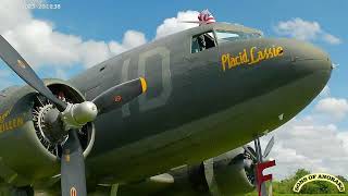 D-Day Squadron Legacy Tour Dakotas at Old Warden 25th May 2024