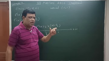 Application of Derivatives / class 12 rbse solutions Chapter 8 example 14