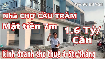 Nhà Ngay chợ Cầu tràm| Đường trước nhà 8m| cho thuê 4-5tr/tháng| Đinh Đức Thiện vào chưa tới 100m