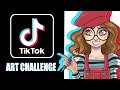 Trying TikTok ART Challenges!! 😱😱