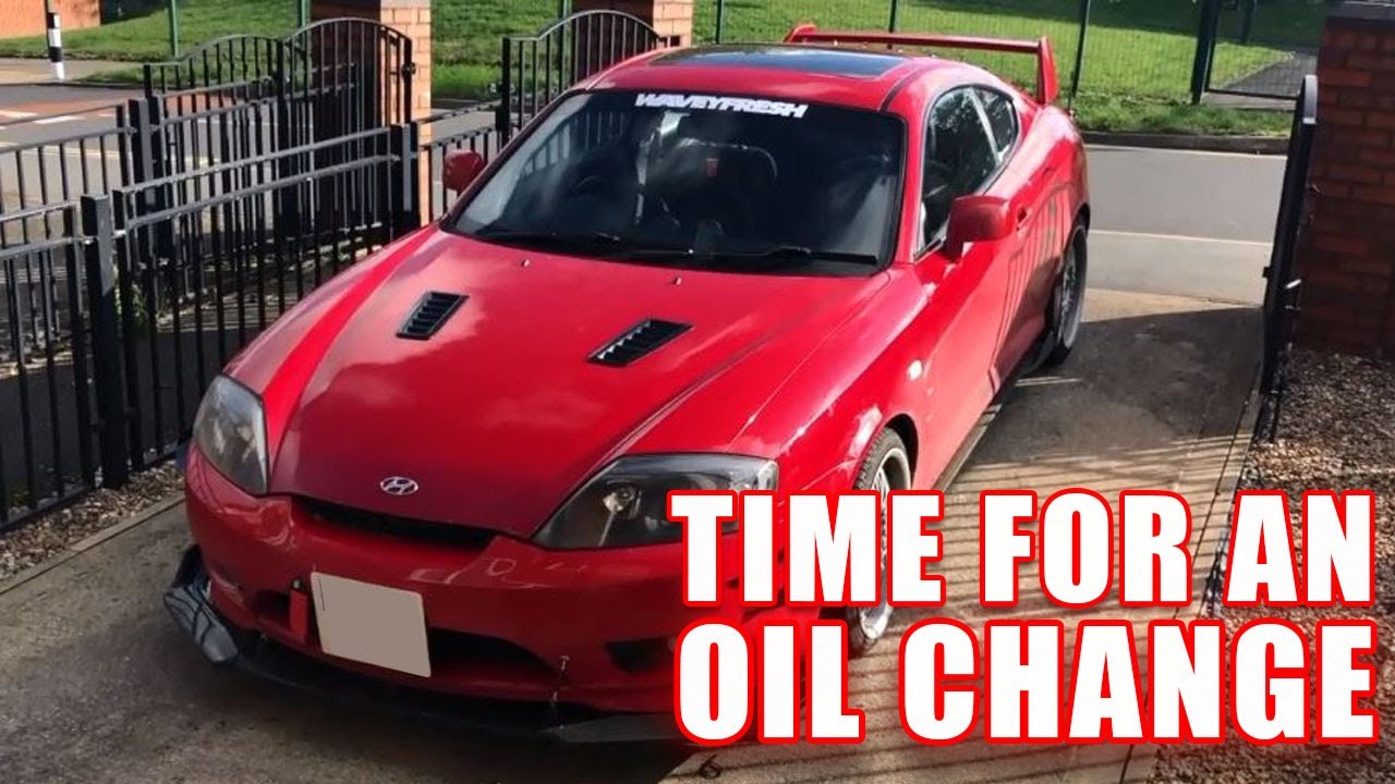 Time For An Oil Change - Hyundai Coupe 2.0 - Youtube