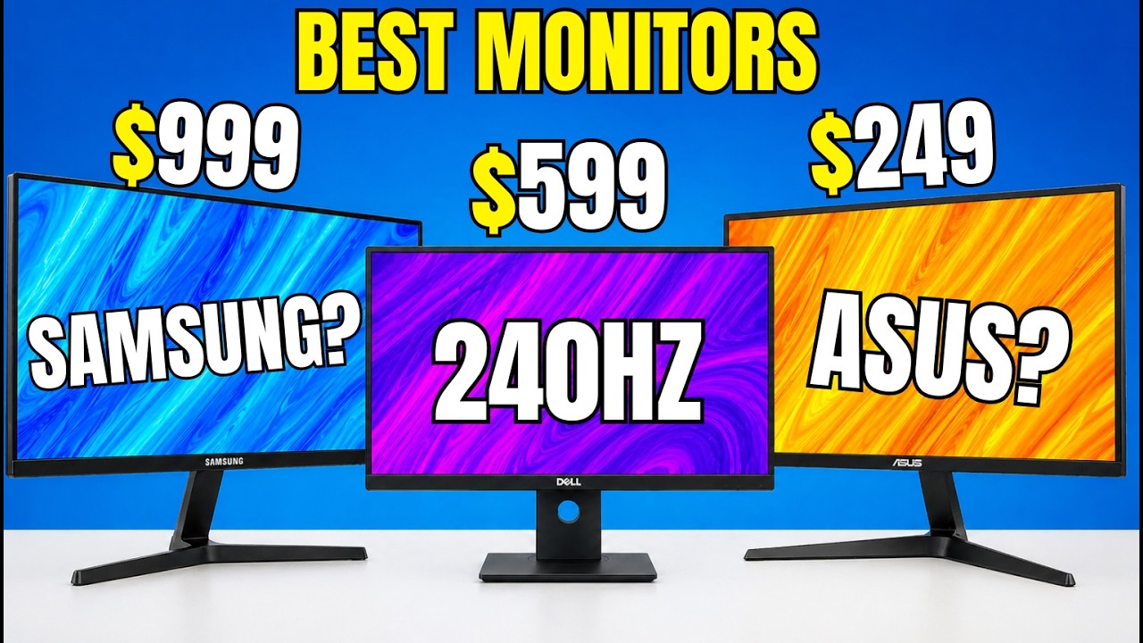 Top 5 Best 240Hz Monitors of 2026 / 240Hz Gaming Monitors in 2026 - YouTube
