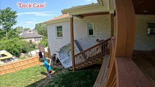 How To Move Heavy Hot Tub Up Steps Moving Spa On Deck Just Muscle