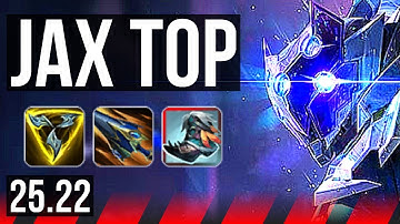 JAX vs DARIUS (TOP) | 8 solo kills, 12/2/7, Legendary | EUW Master | 25.22