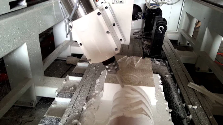 4 axis EPS foam cnc machine with swing head