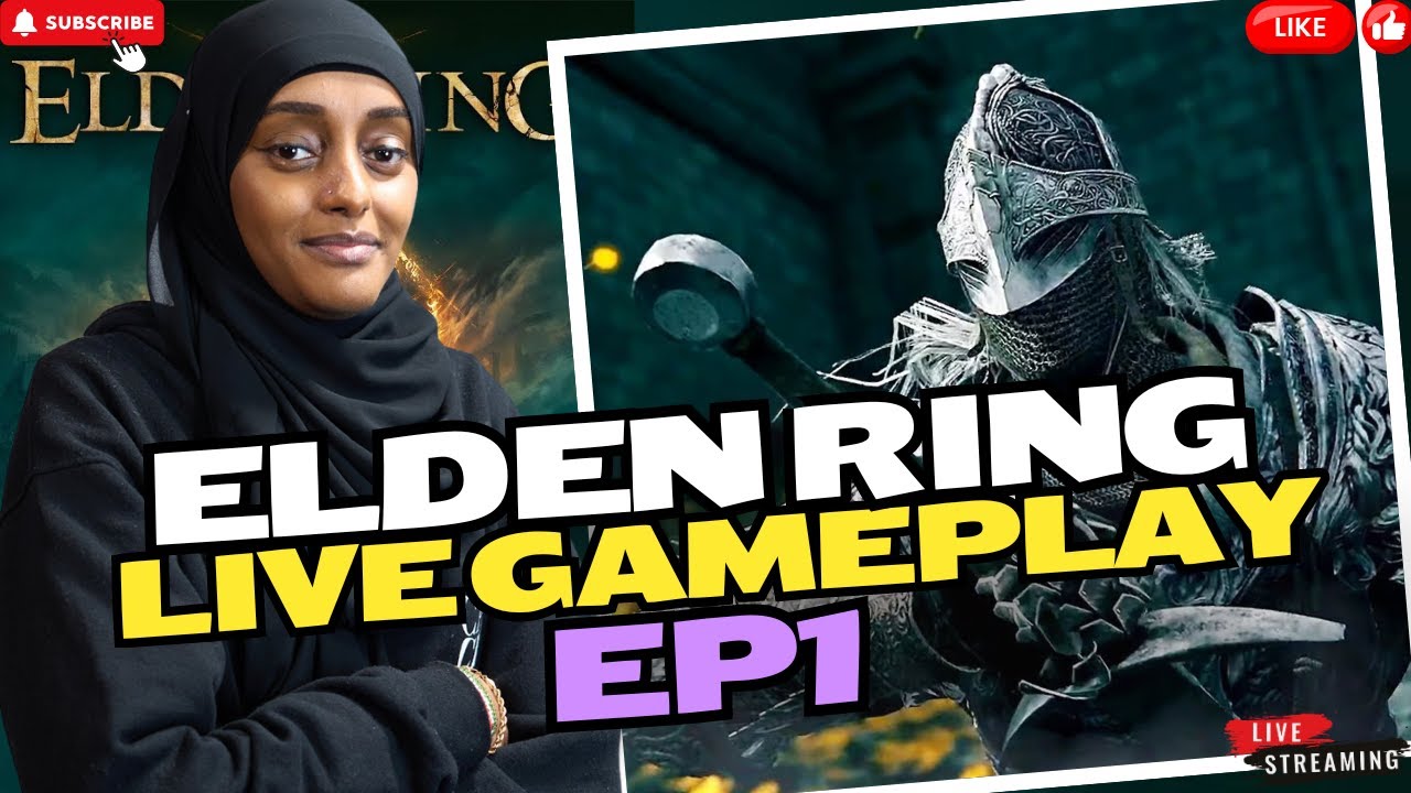ELDEN RING - LIVE GAMEPLAY (EP1) 🎮 - STARTING FROM SCRATCH! | - YouTube