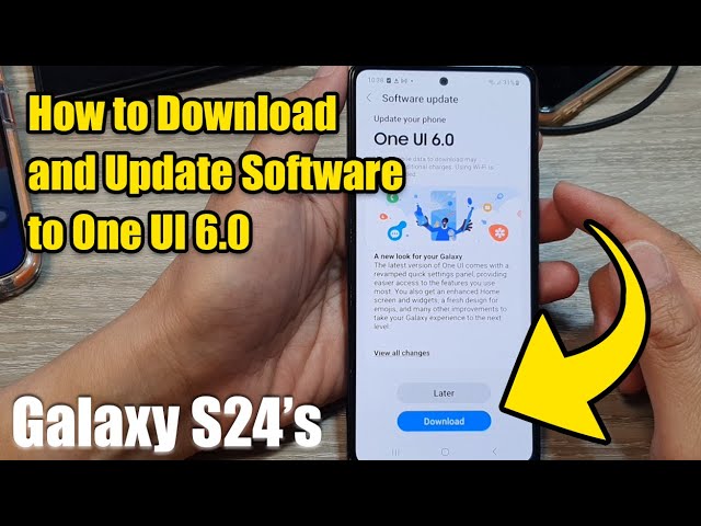 Samsung Galaxy A53: How to Download and Update Software to One UI 6.0 class=