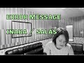ERROR  MESSAGE     INABA / SALAS    《リクエスト曲》