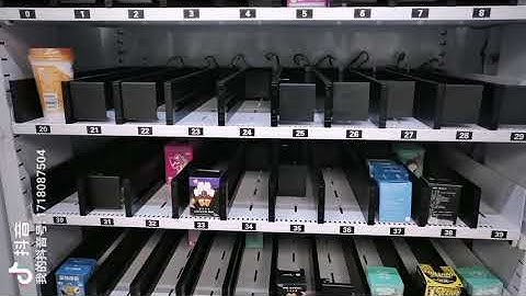 Smart vending machine operation instruction: How to fill product sprial and direct push good tray