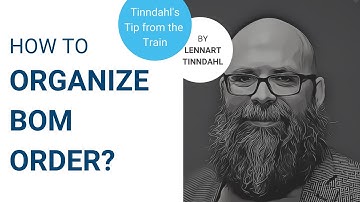 How to organize BOM order in SOLIDWORKS?